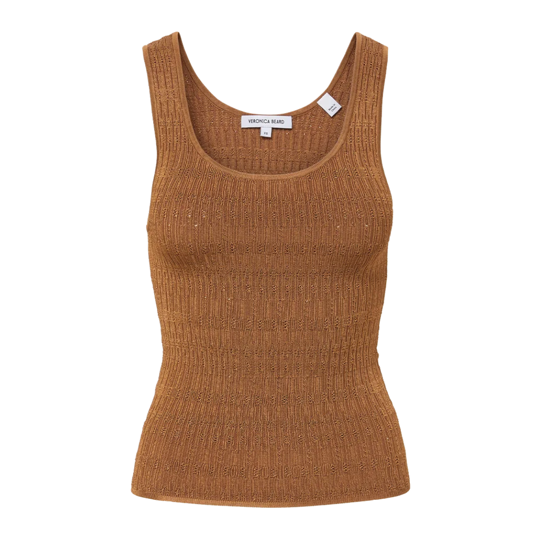 Sandra Knit Tank Top in Whisky
