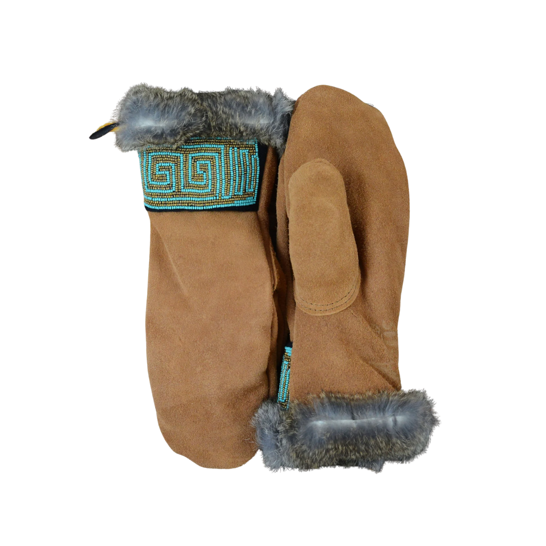 Roche De Jabel Mittens in Brown