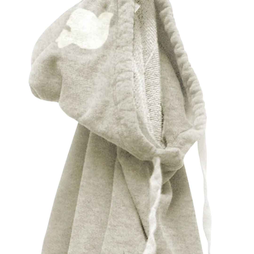 Basicgoodness Terry Fluff Hoodie in Heatheryumm Oats