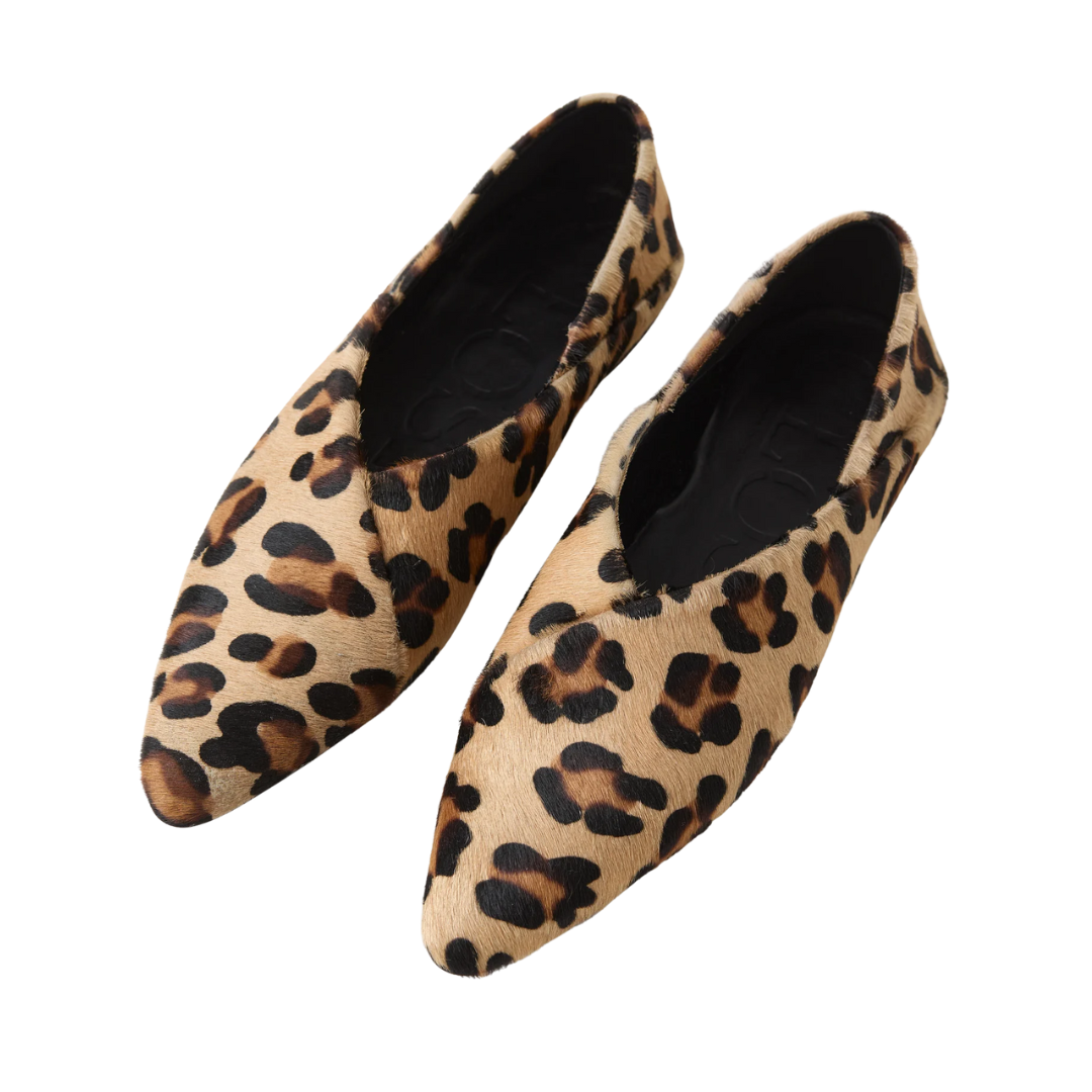 Ballerina Flats in Urban Beige