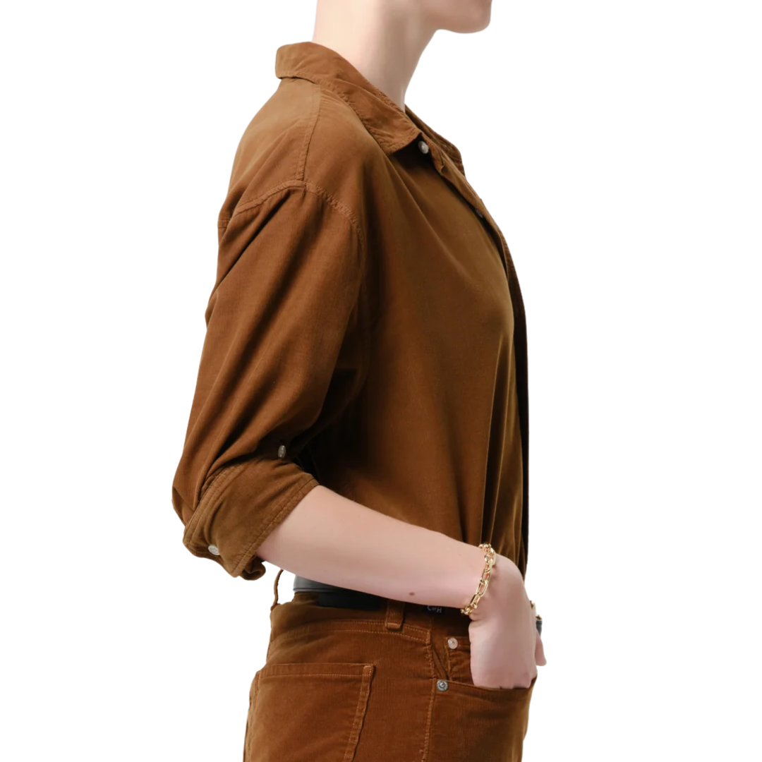 Kayla Baby Corduroy Shirt in Manuka