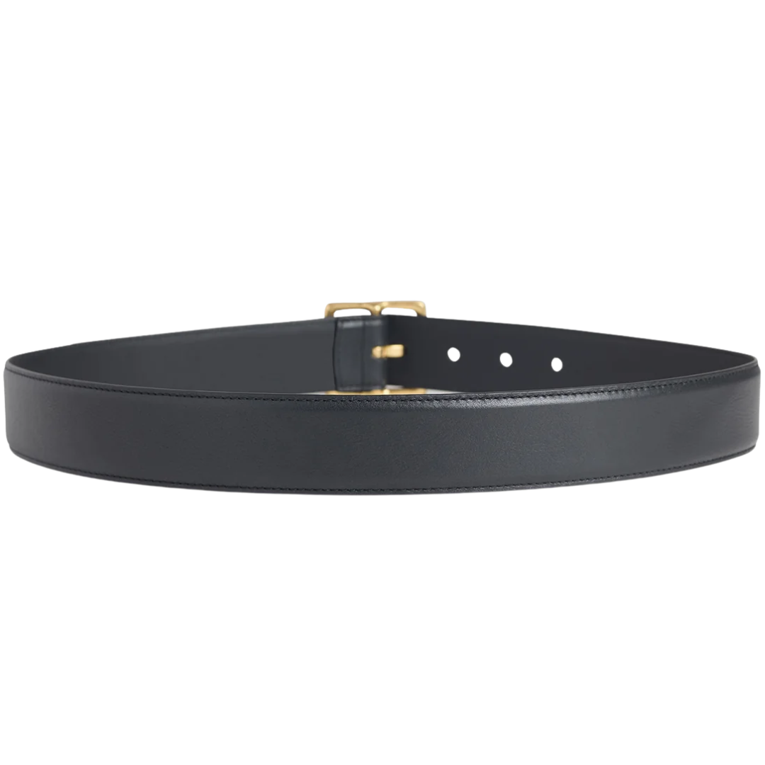 The Allie Belt in Black Antique Brass