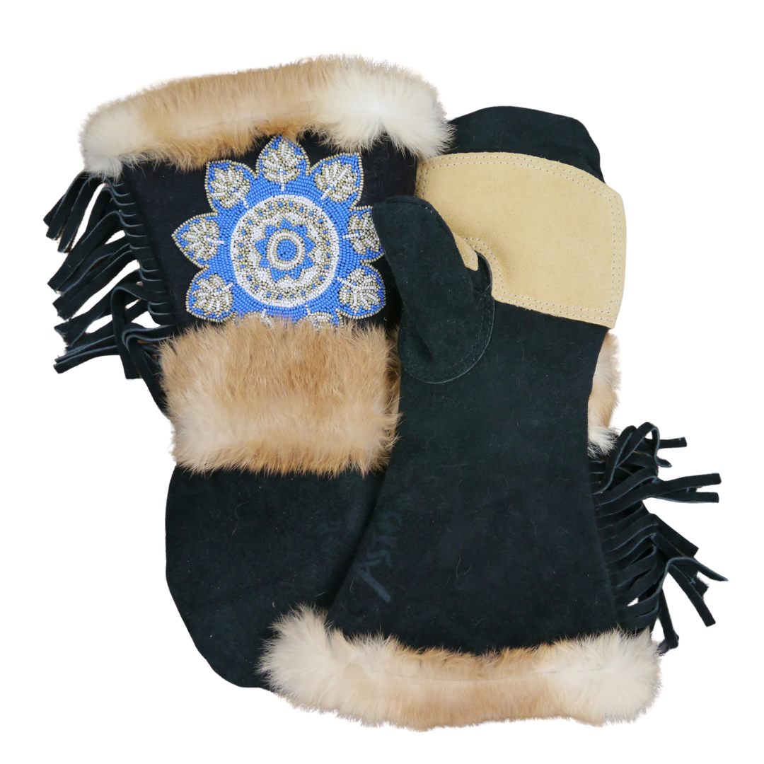 Roosevelt Mittens in Black