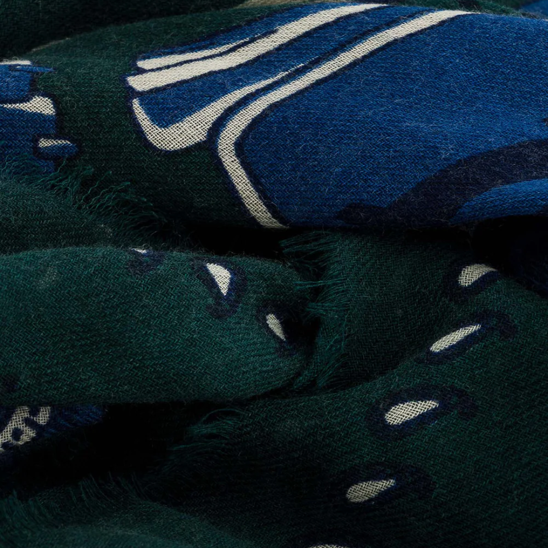 Jumping Scarf in British Green