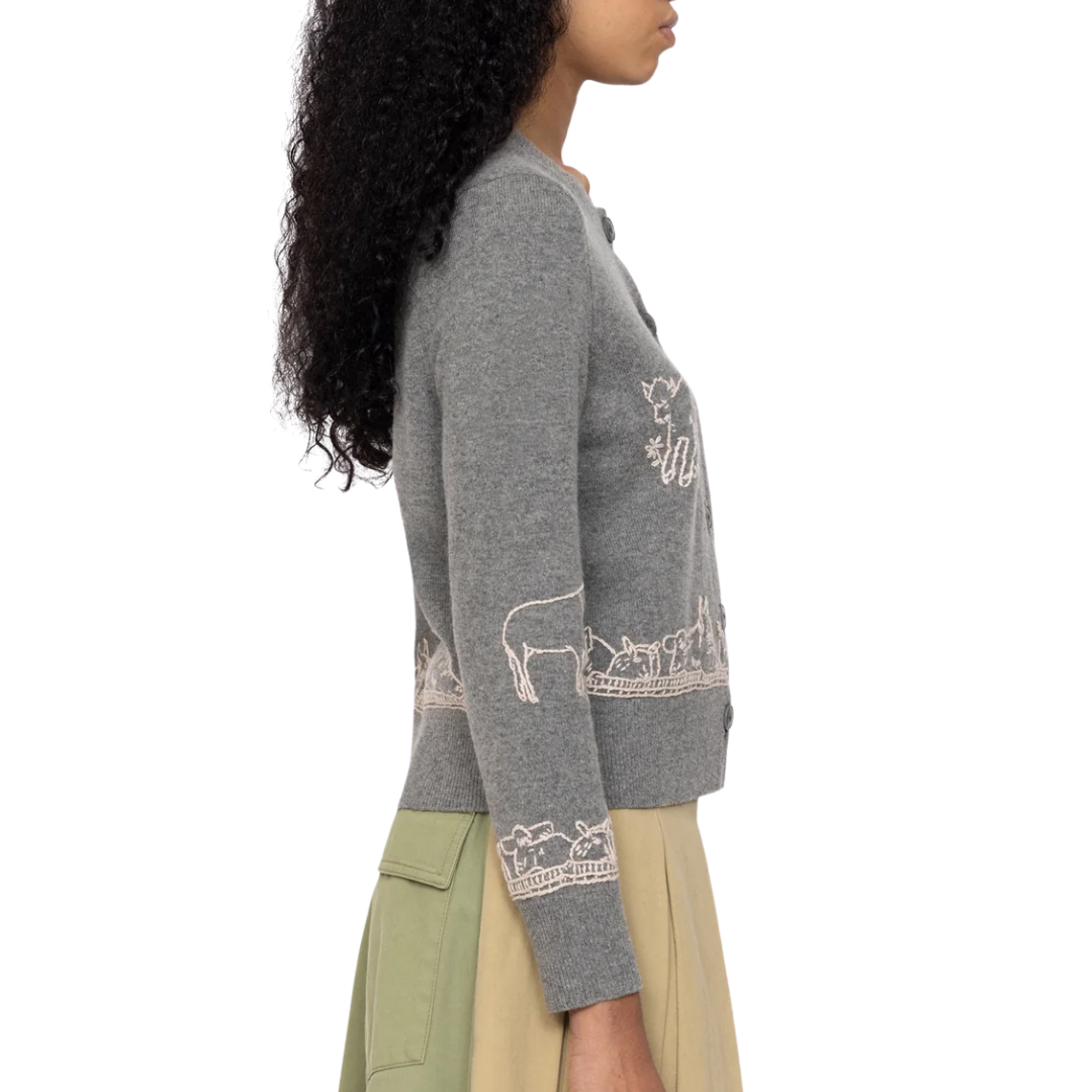 Edin Cardigan in Grey