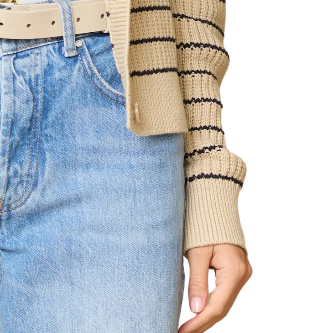Singer Hooded Cardigan in Rye Combo