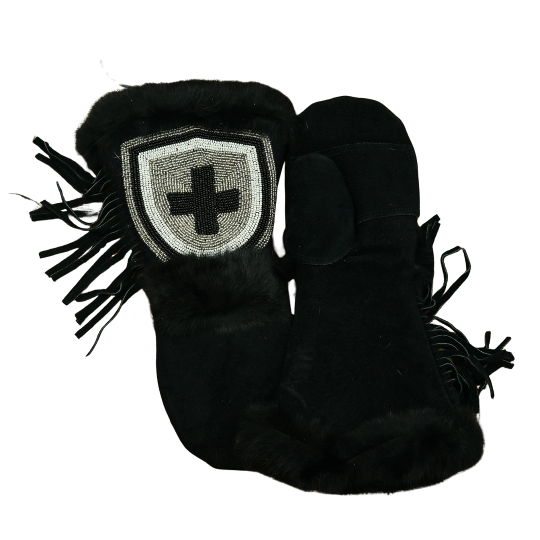 Drake Mittens in Black