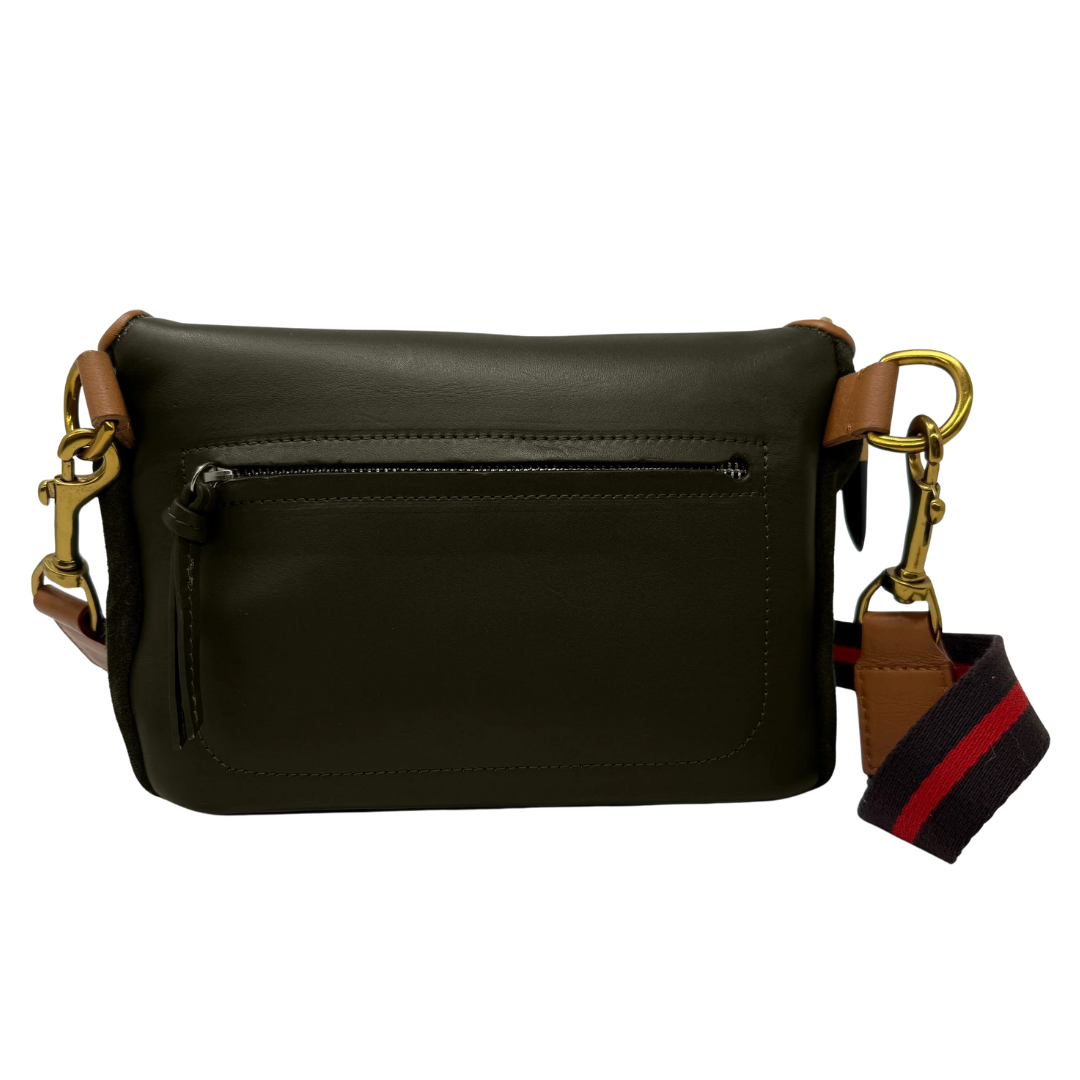 Mini Windbourne Crossbody in Olive Suede