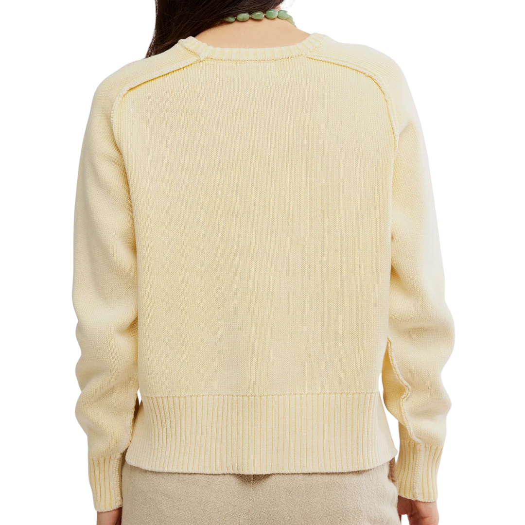 Spring Street Pullover in Banana Cream