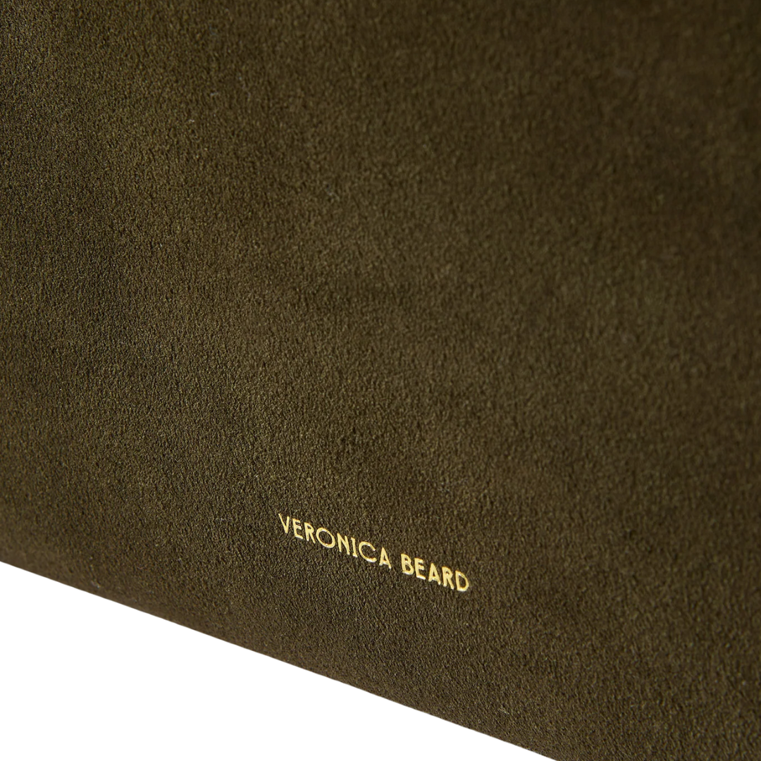 Vida Suede Shoulder Bag in Cypress