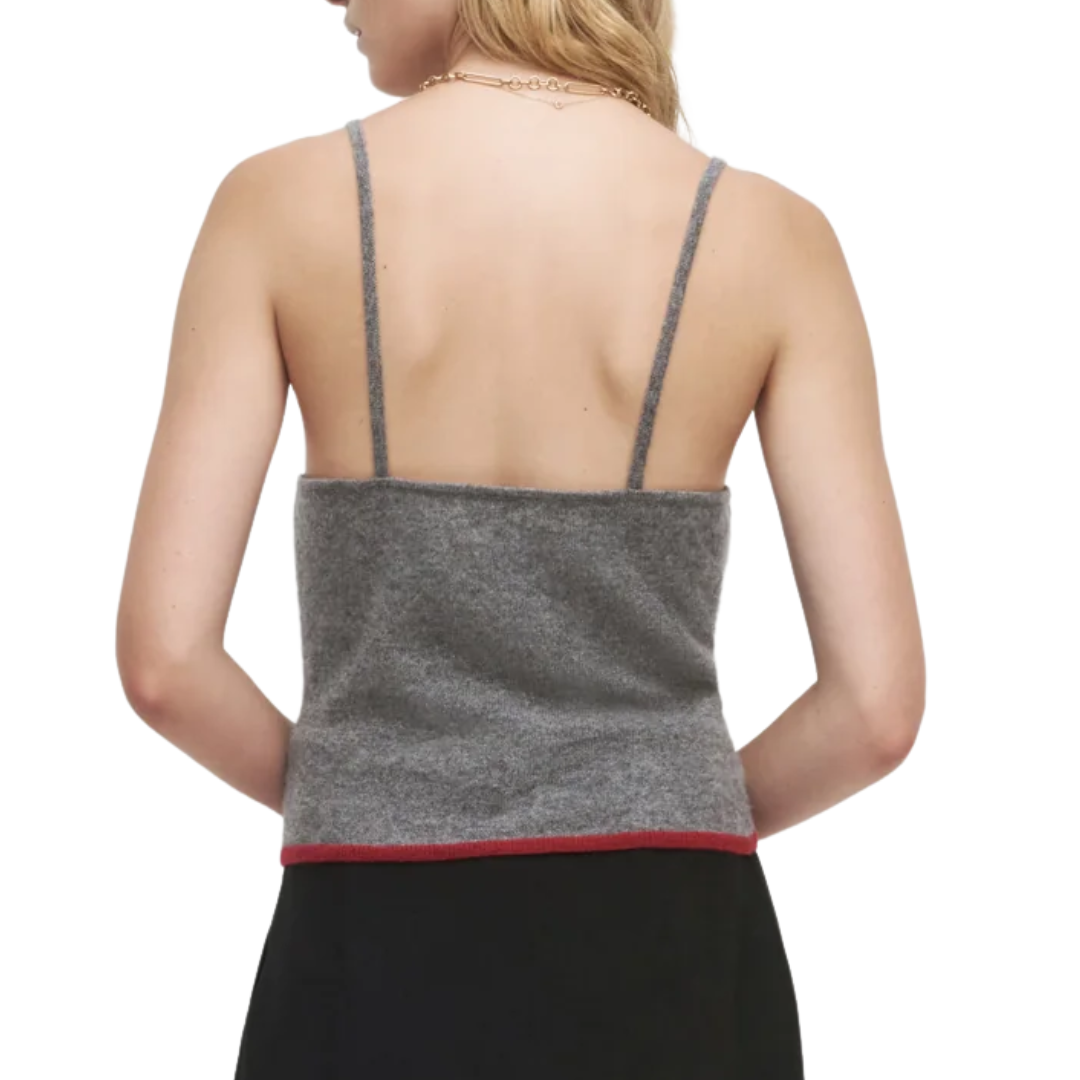 Rebecca Cami in Dark Charcoal Grey