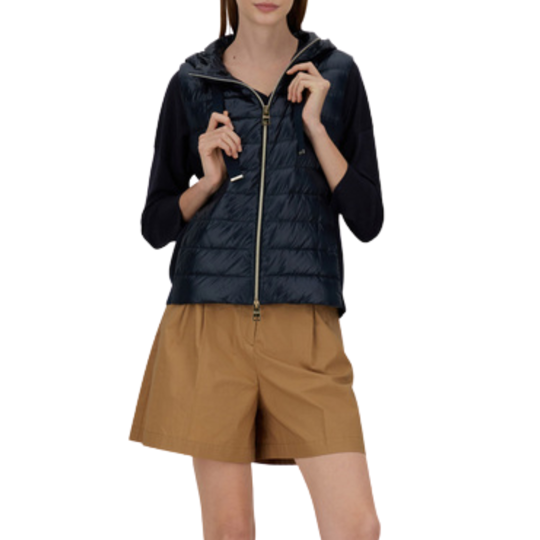 Paneled Vest in Blue