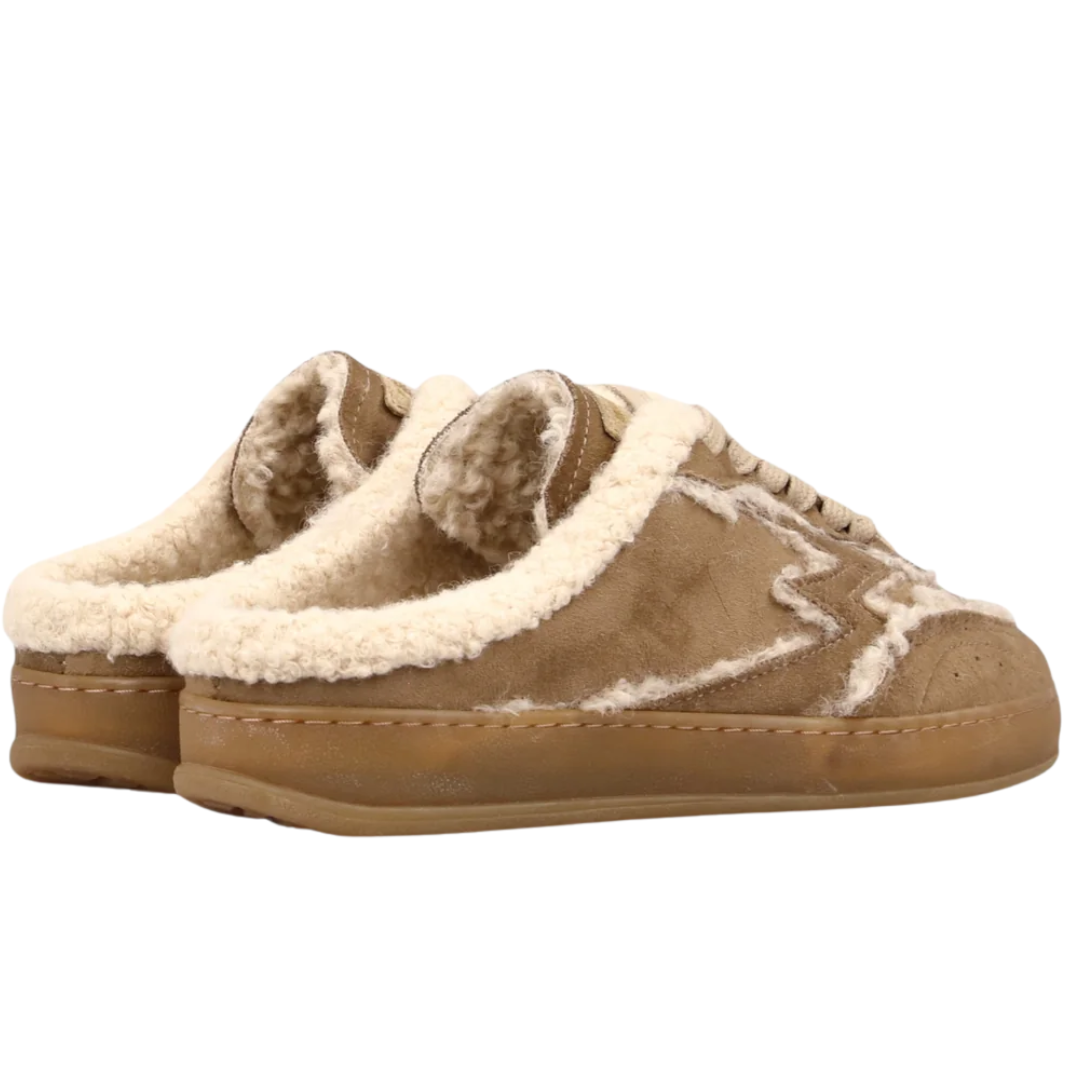Sneaker Club Mule Shearling in Butter