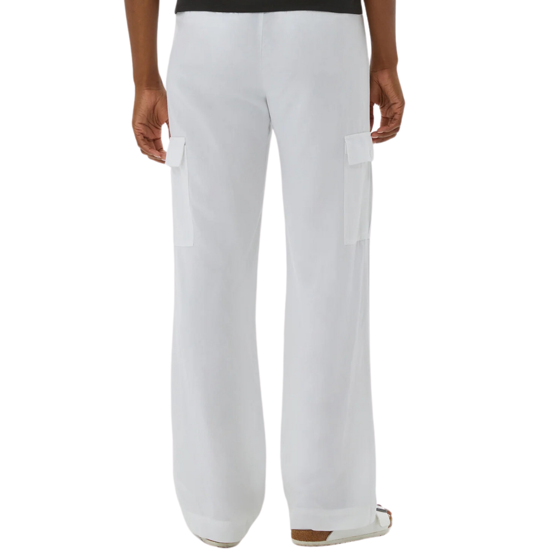 Seaview Easy Leg Cargo Pant in White