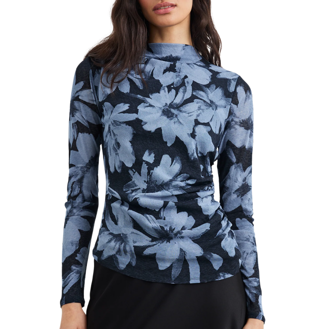 Joelle Top in Midnight Lilly