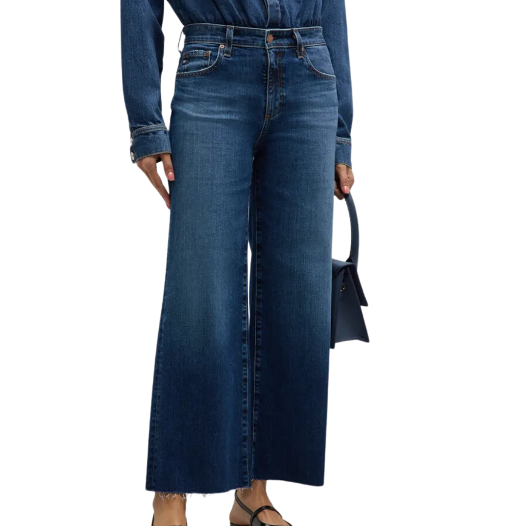 Saige Wide Leg Crop in Enigma