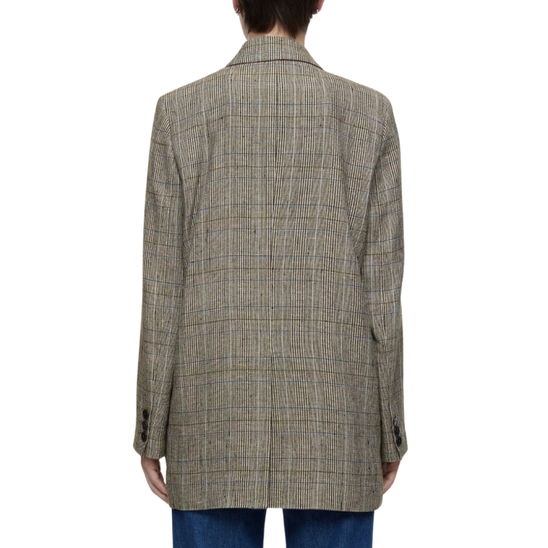 Checked Blazer in Multi
