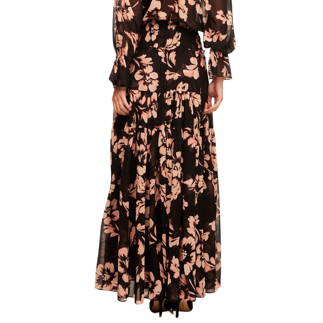 Bar Skirt in Auric Flora