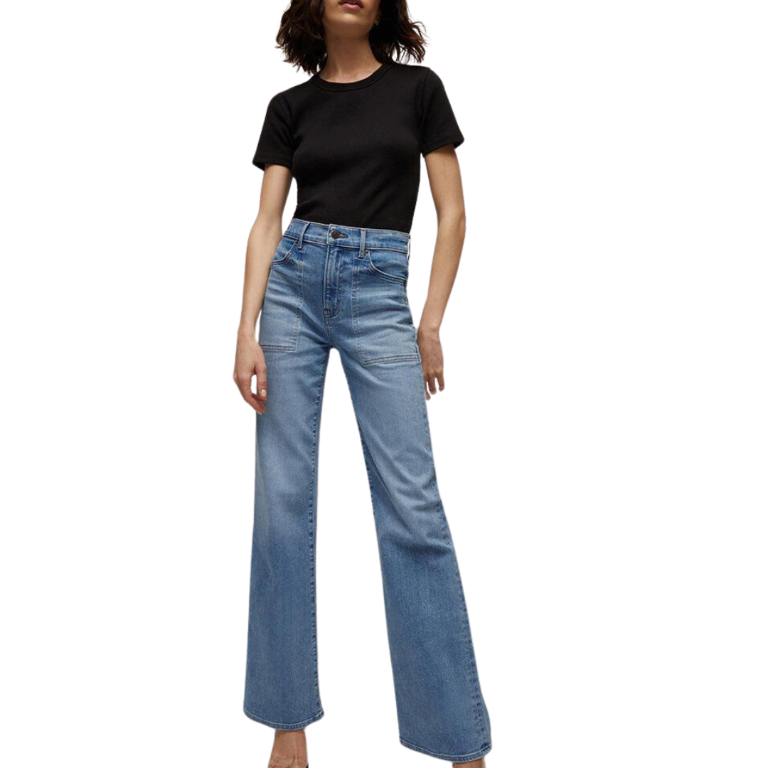 Crosbie Wide-Leg Jean in Amethyst