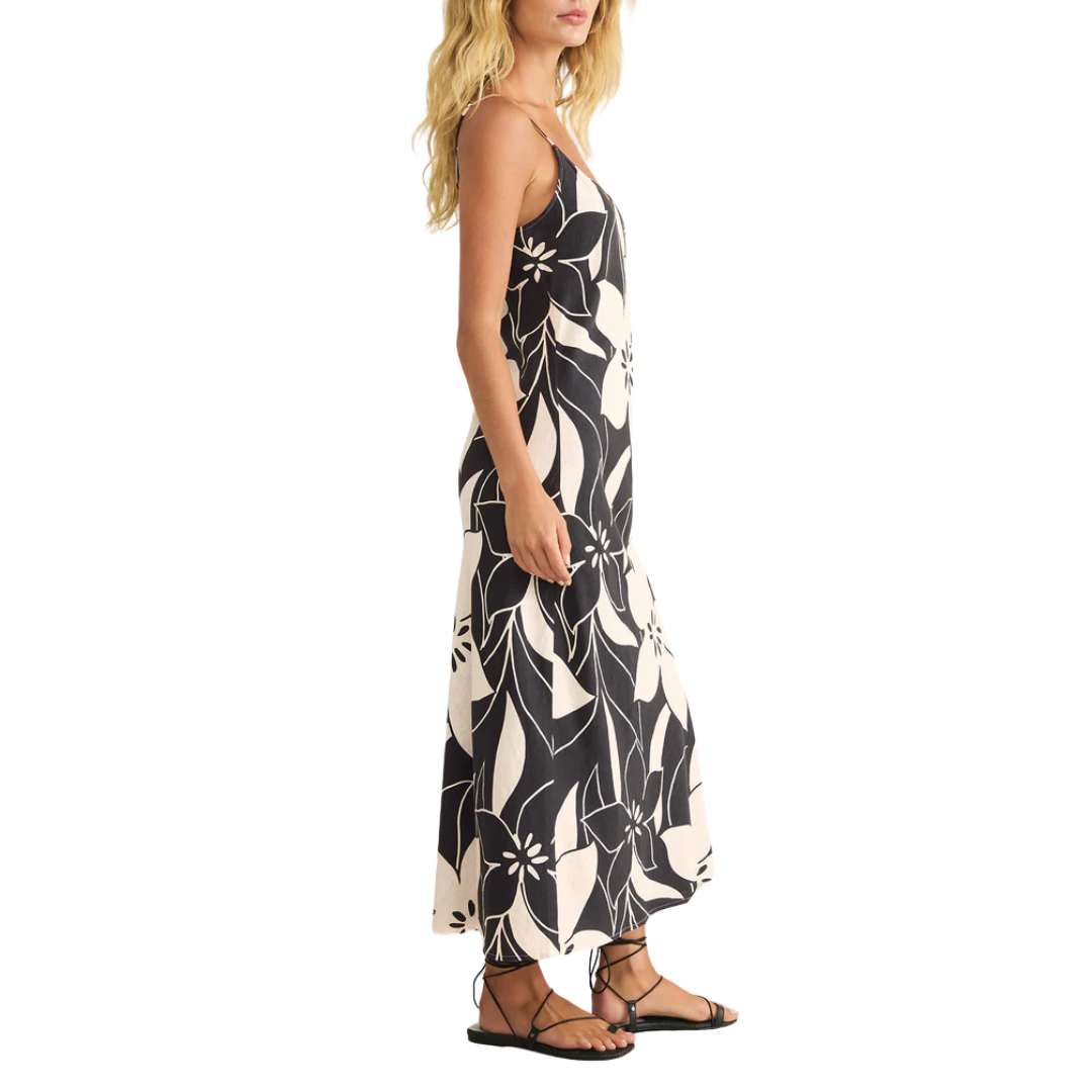 Cecily Madero Maxi Dress in Black