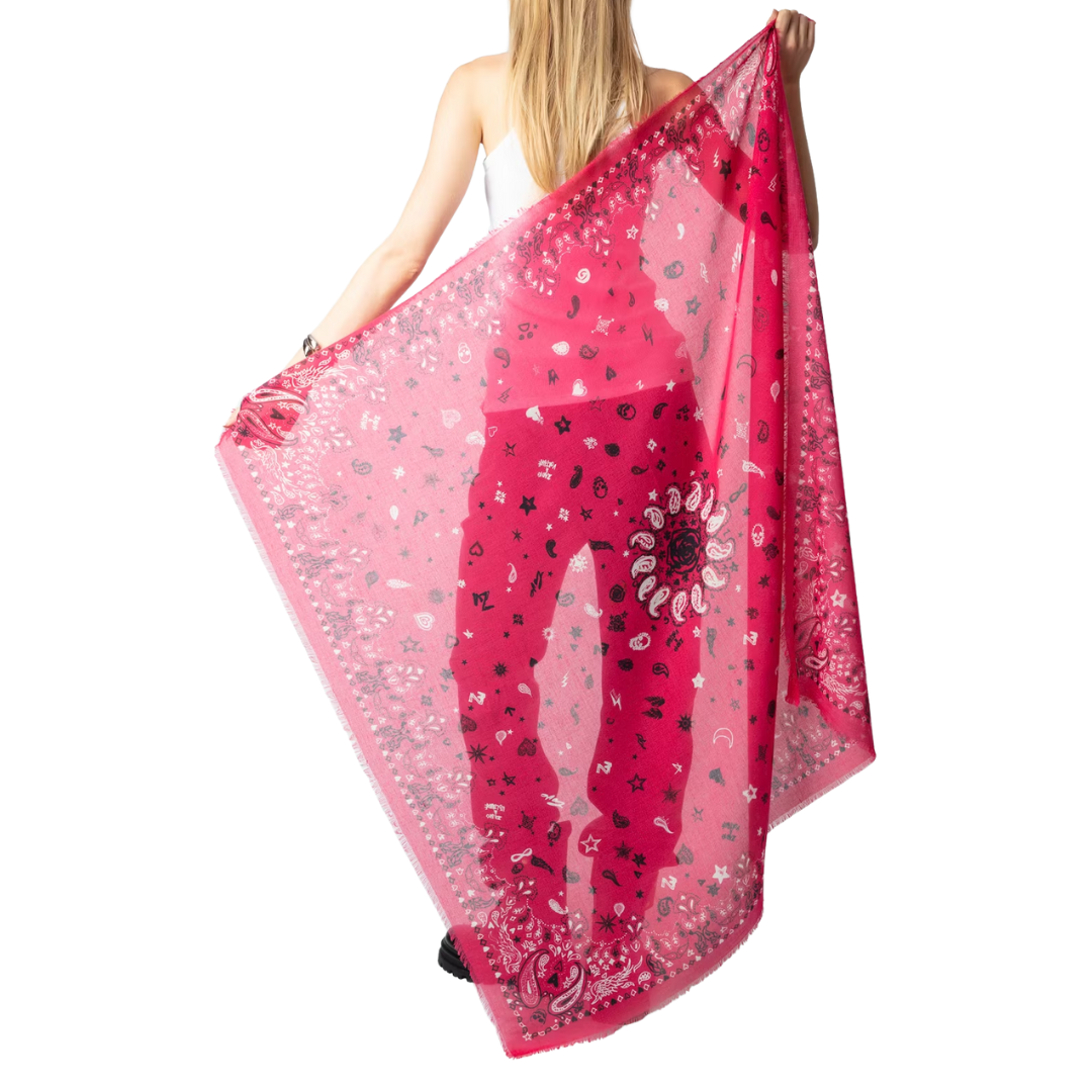 Maddie Scarf in Framboise