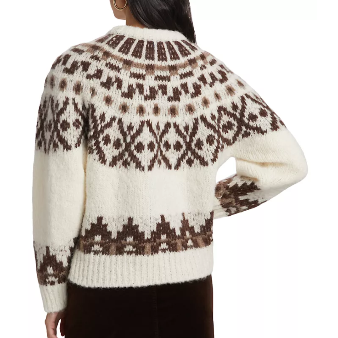 Fair Isle Sweater in Cream Multi