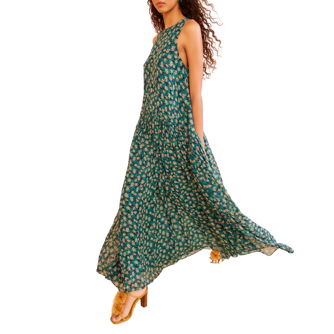 Eleni Dress in Clematis