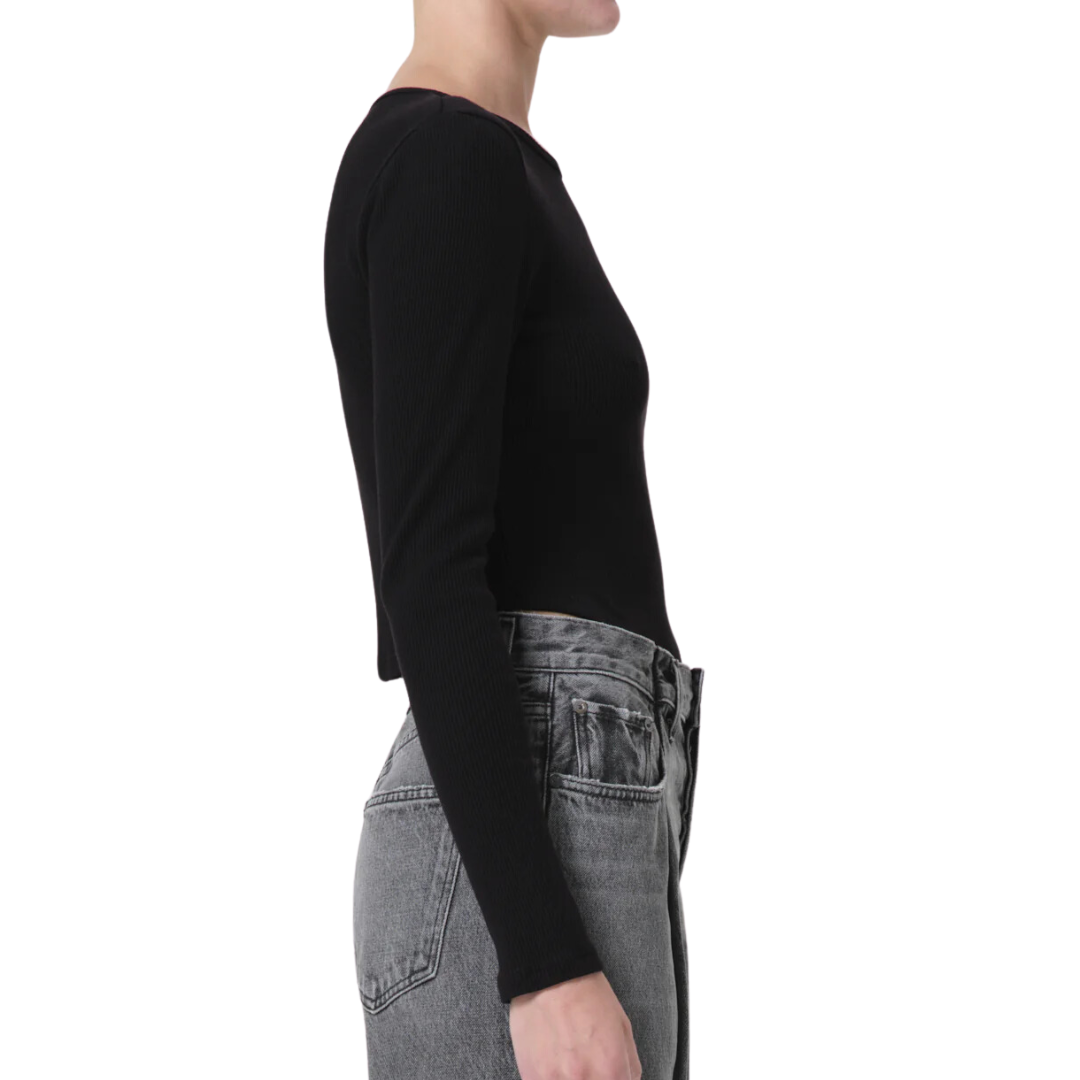 Nova Long Sleeve Tee in Americano