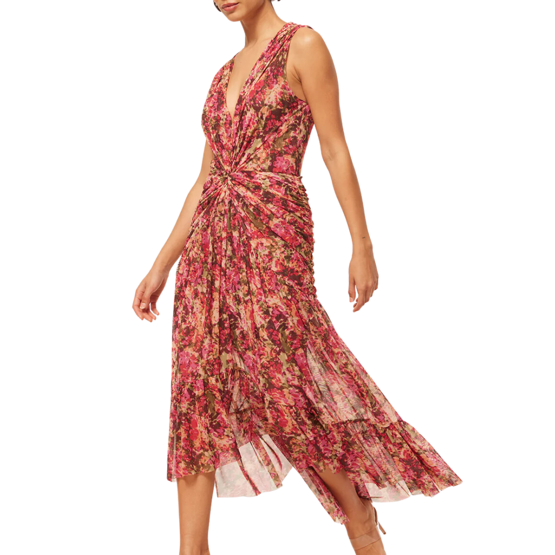 Ava Dress in Sedona Abstract