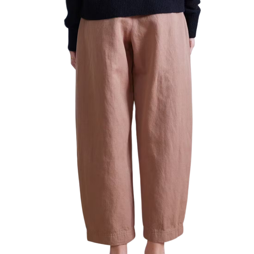 Bari Crop Trouser in Deep Khaki