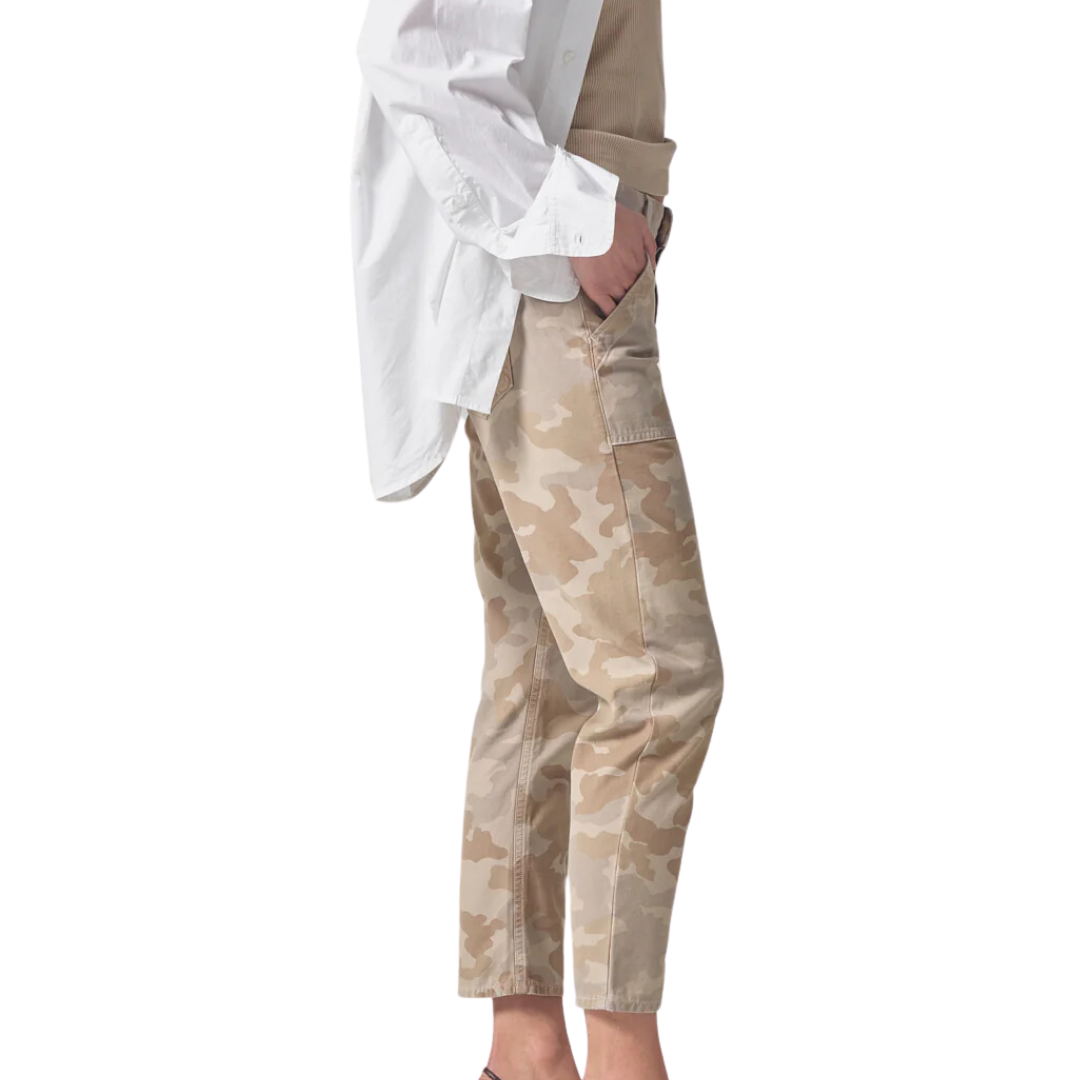 Leah Cargo in Taupe Camo