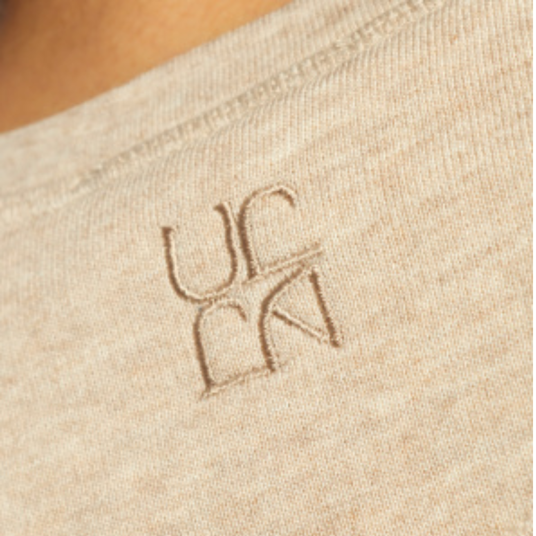 Blake Top in Oatmeal Melange