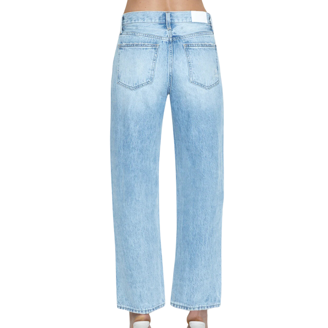 Lexi Mid Rise Bowed Straight in Enchanted Vintage