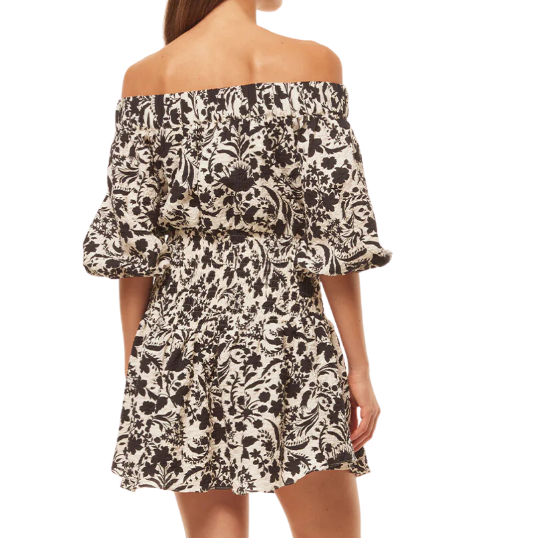 Marta Dress in Flora Negra Ditsy