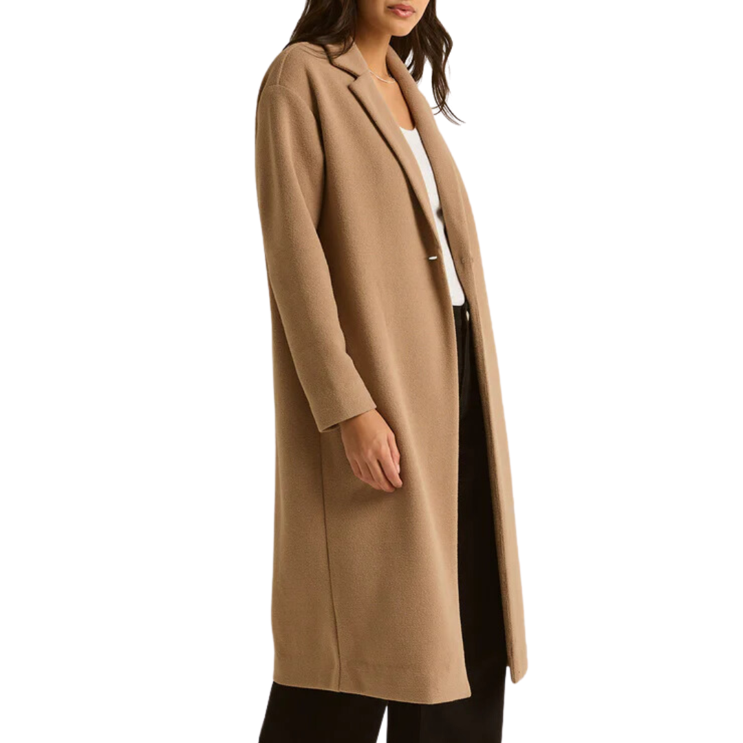 Mason Knit Coat in Classic Camel