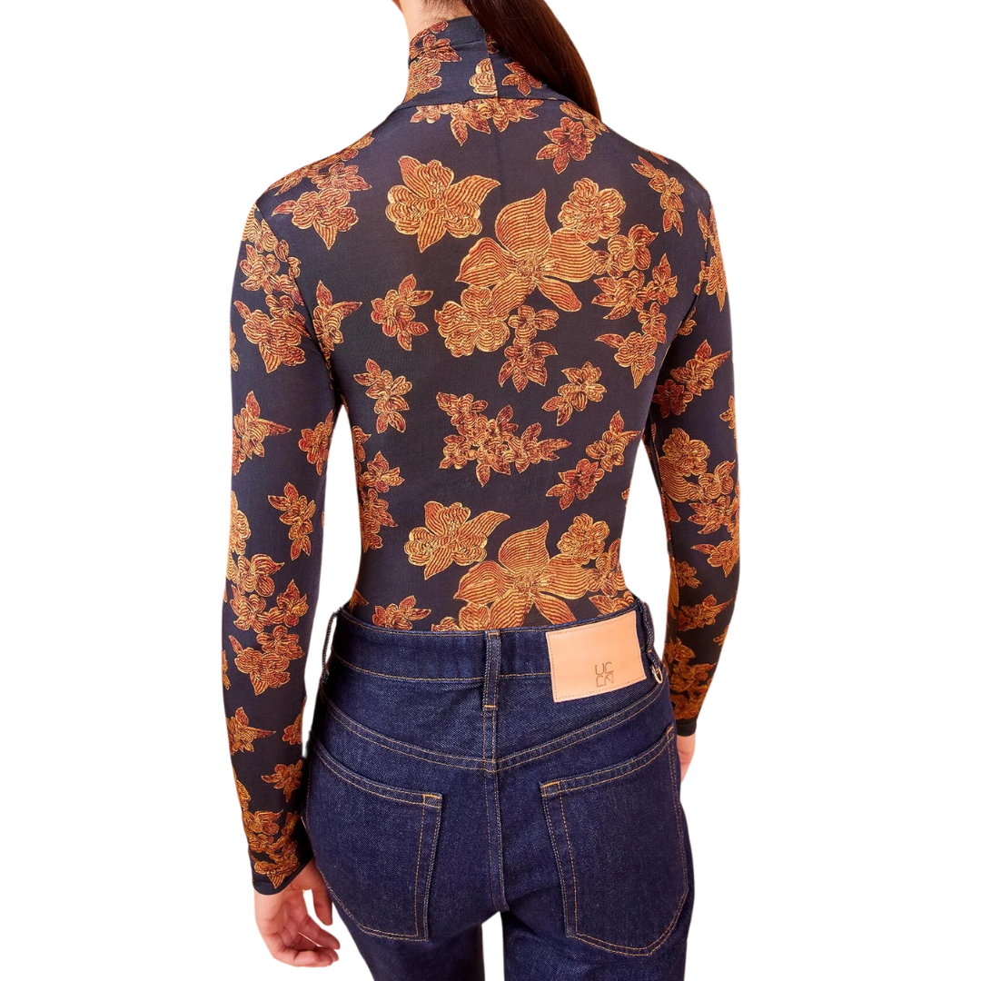 Aurelia Turtleneck in Onyx
