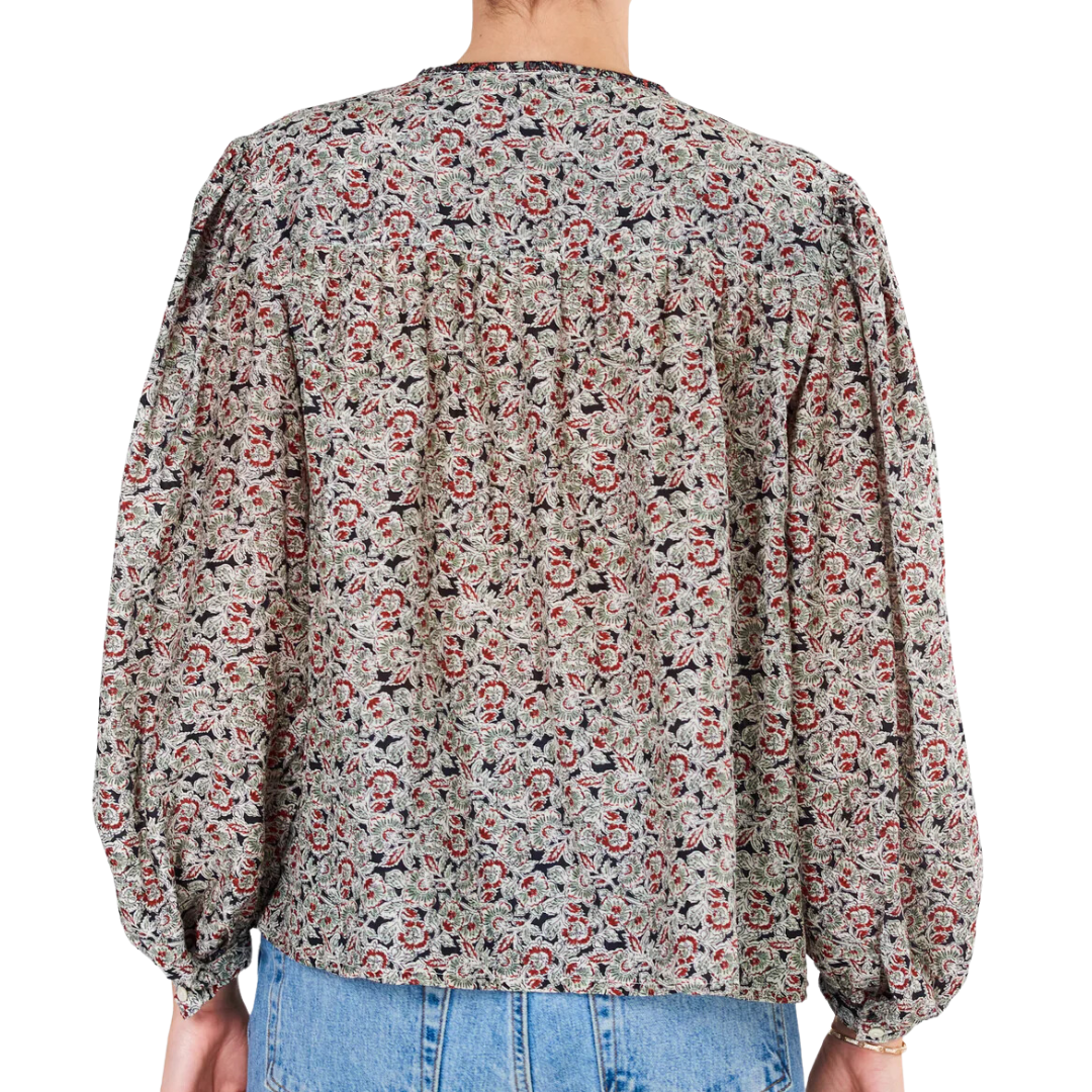 Erma Long Sleeved Top in Multi