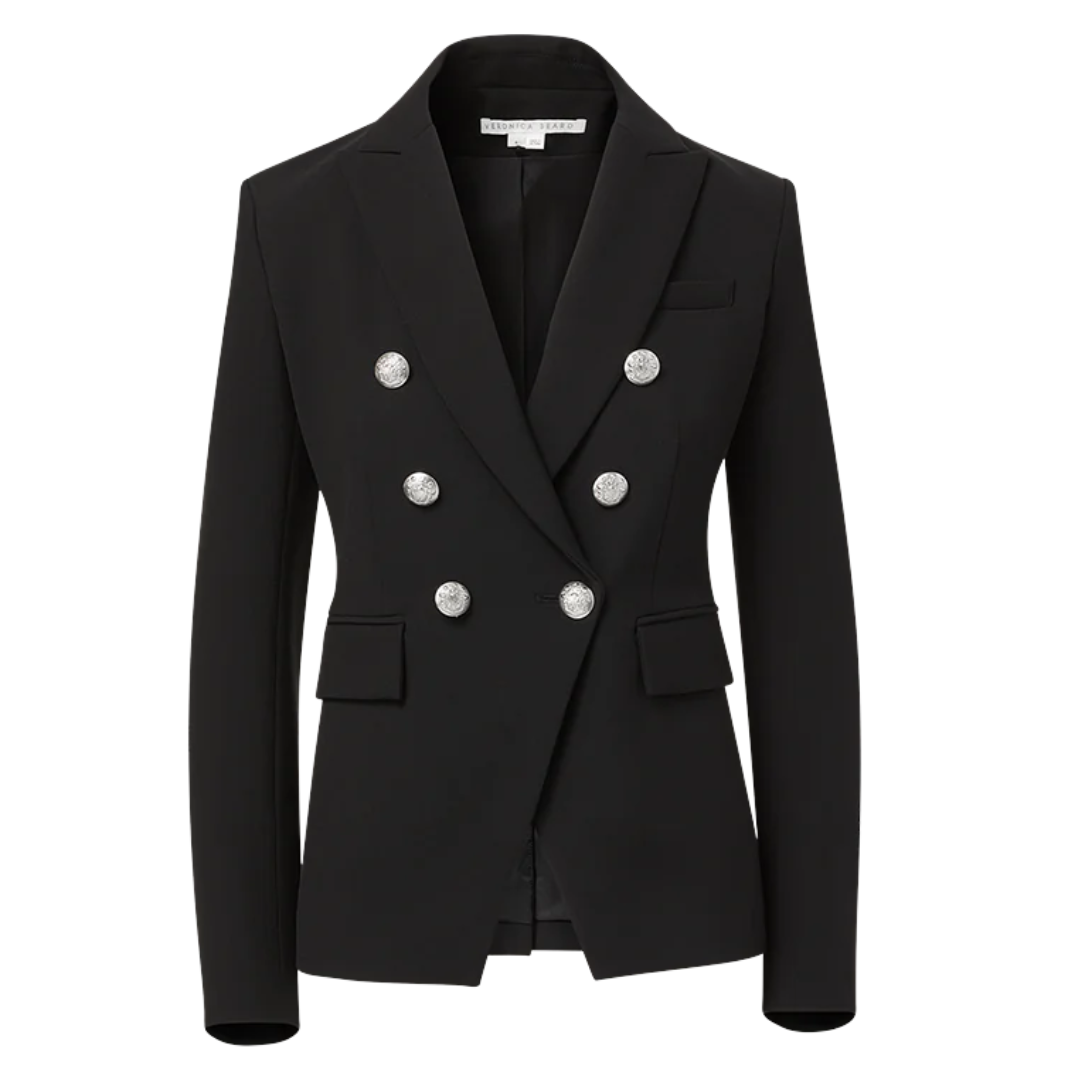 Miller Dickey Jacket in Black/Silver