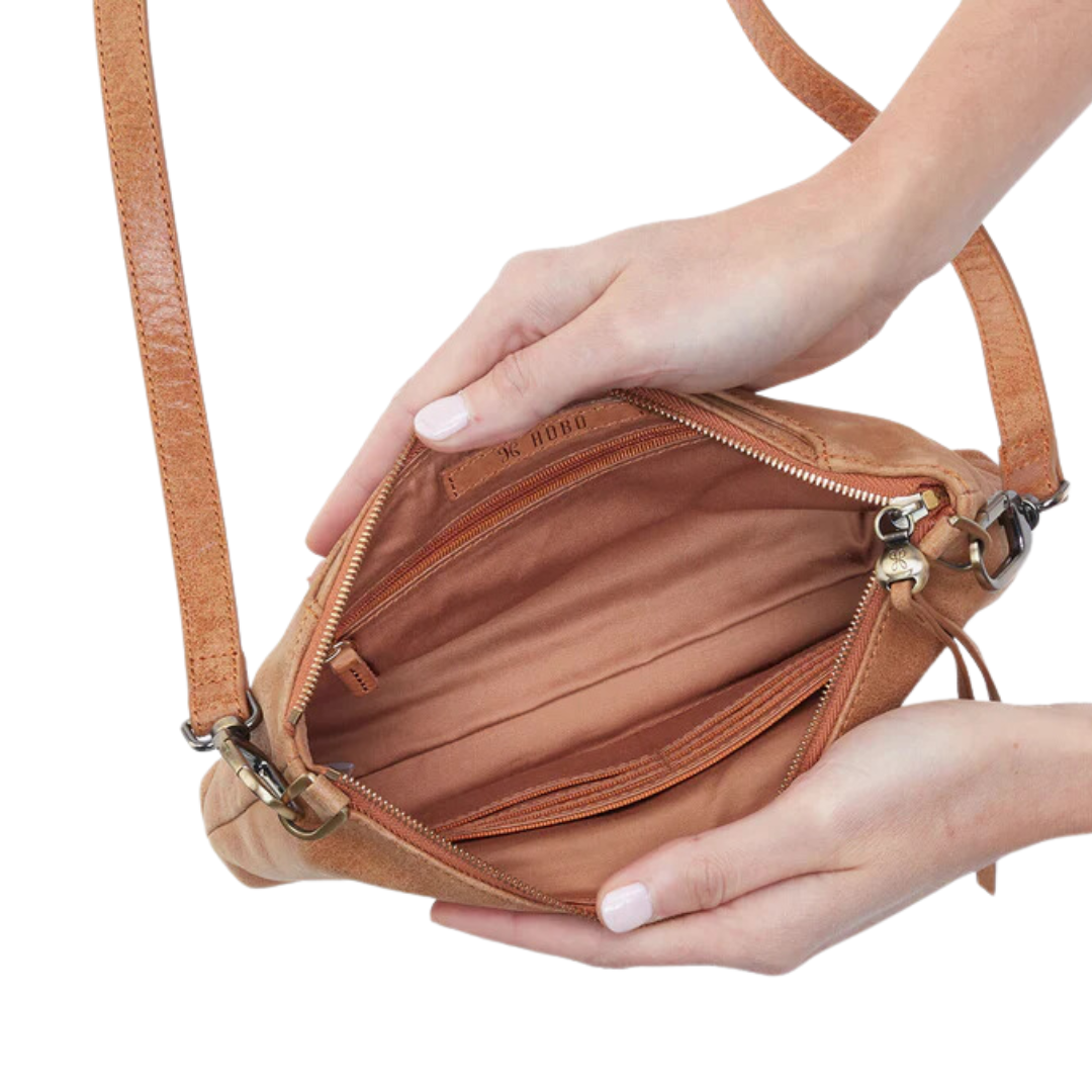 Darcy Double Crossbody in Whiskey