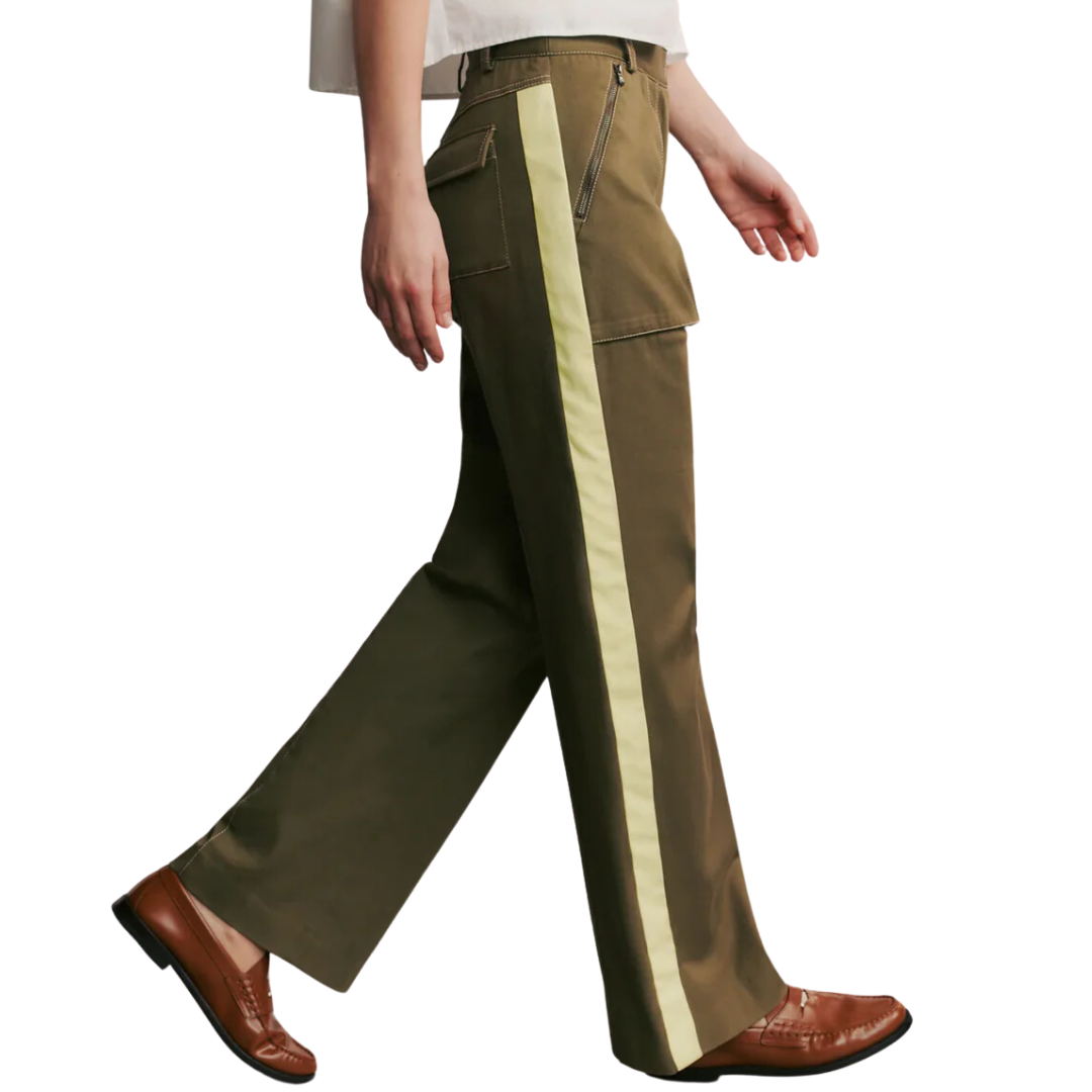 Isa Pant in Dark Olive