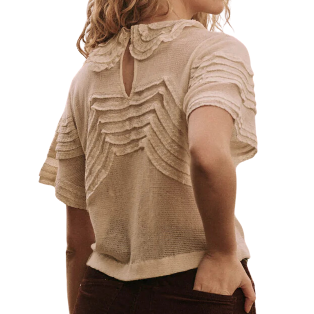 The Rosebud Top in Cream