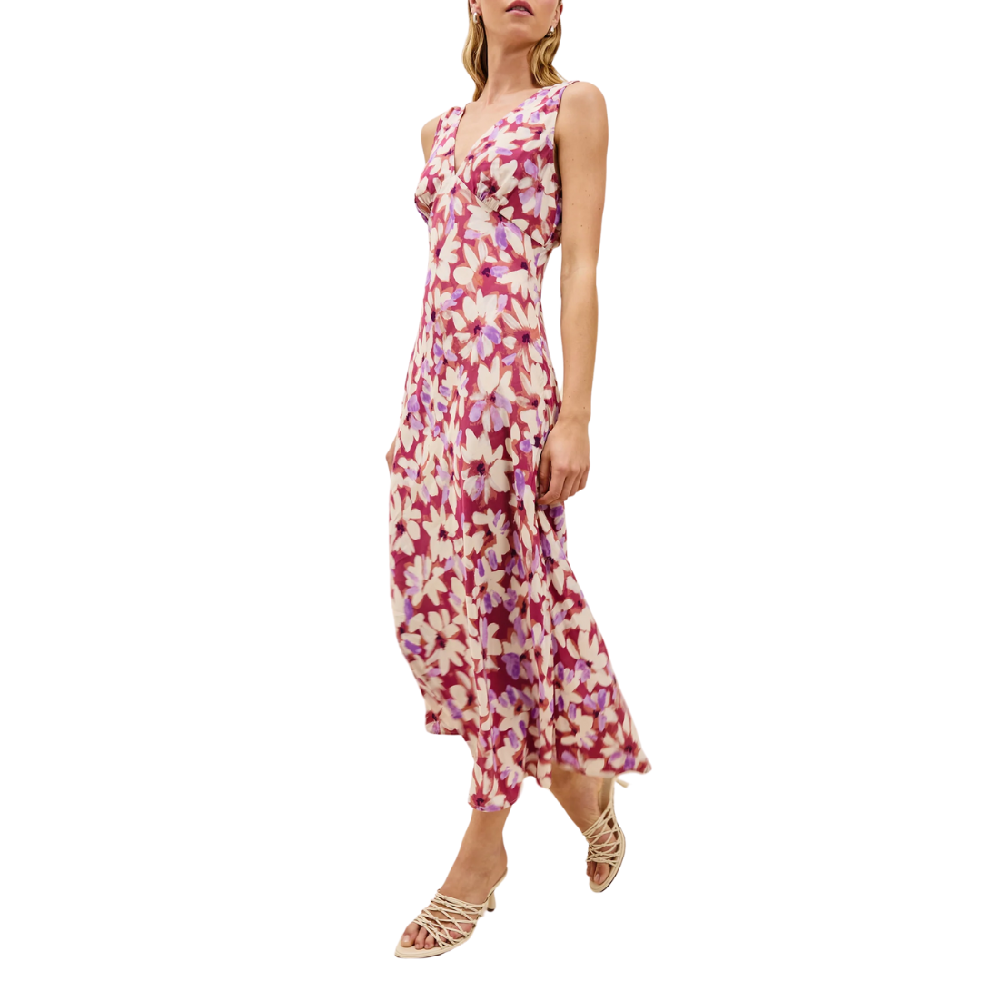 Audrina Dress in Amaranth