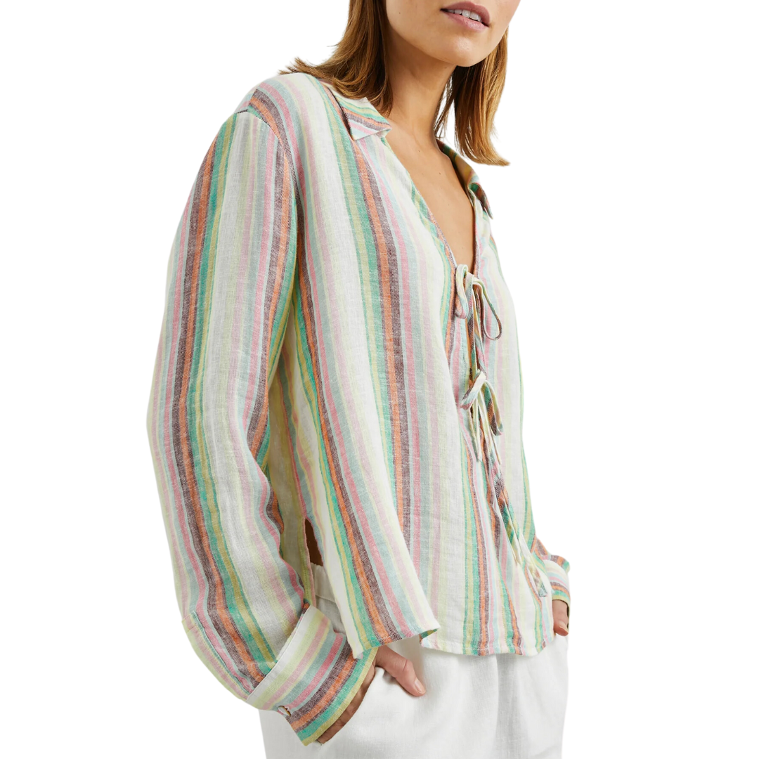 Elm Top in Palais Stripe