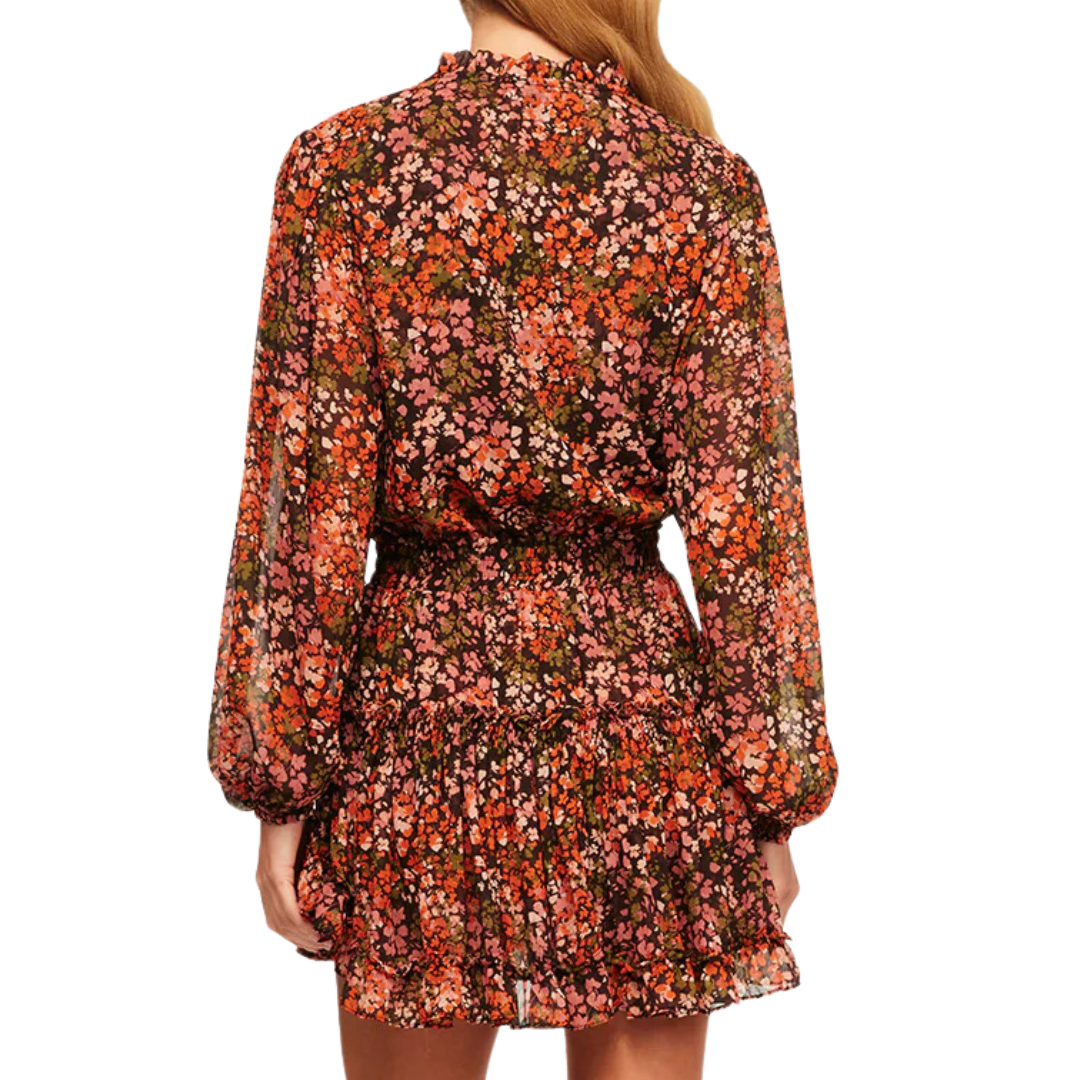 Lorena Dress in Autumn Flora
