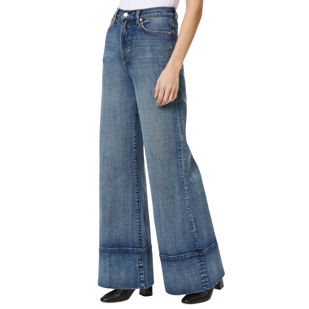Emerson Relaxed Flare Jeans in Marine