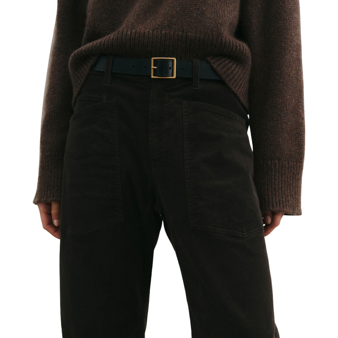 Shon Corduroy Pant in Chocolate Brown