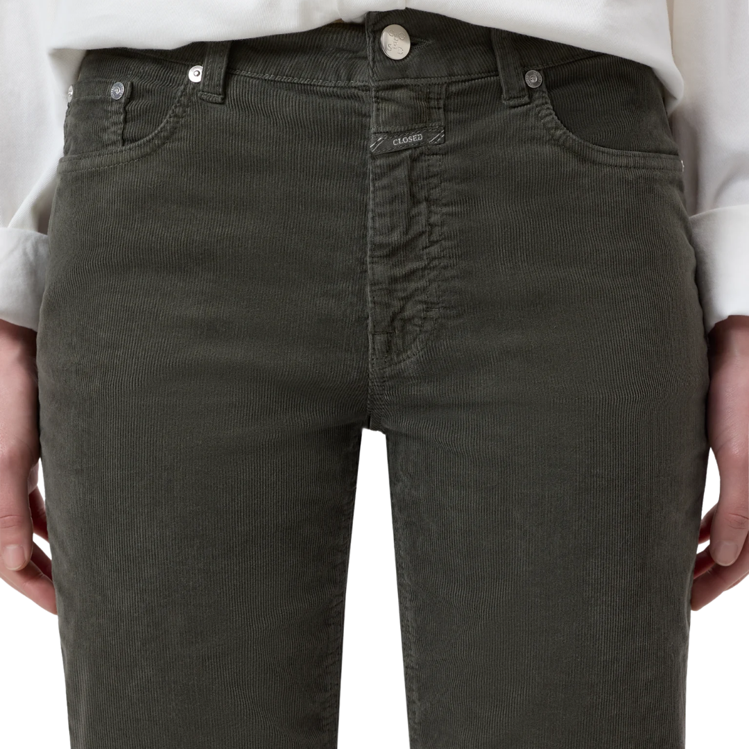 Milo Straight Corduroy 32" in Cypress Green