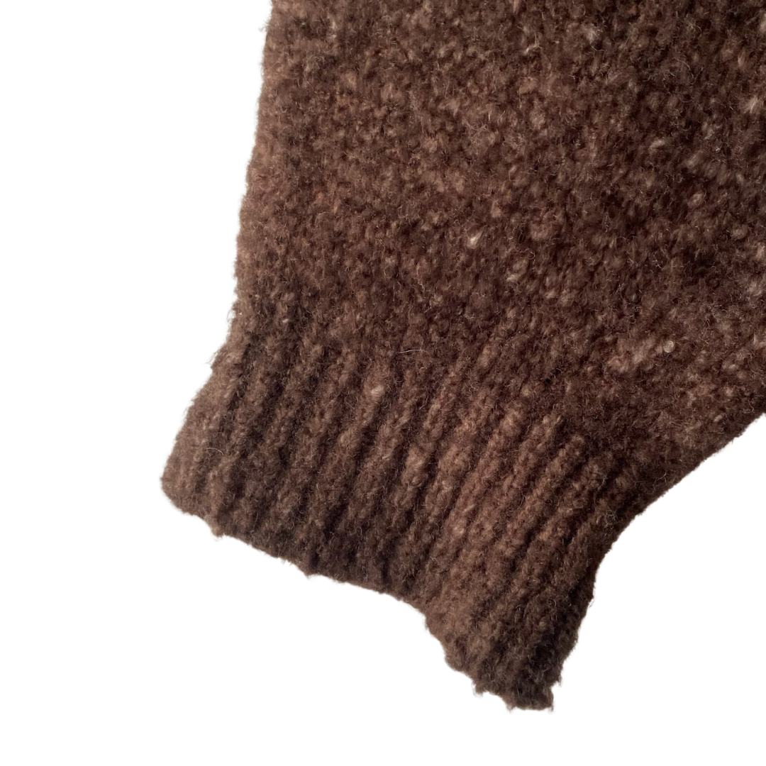 Cotton Bicolor High Neck in Carruba