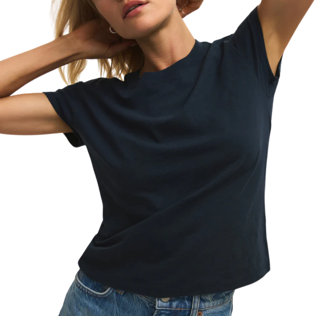 Modern Slub Tee in Eclipse