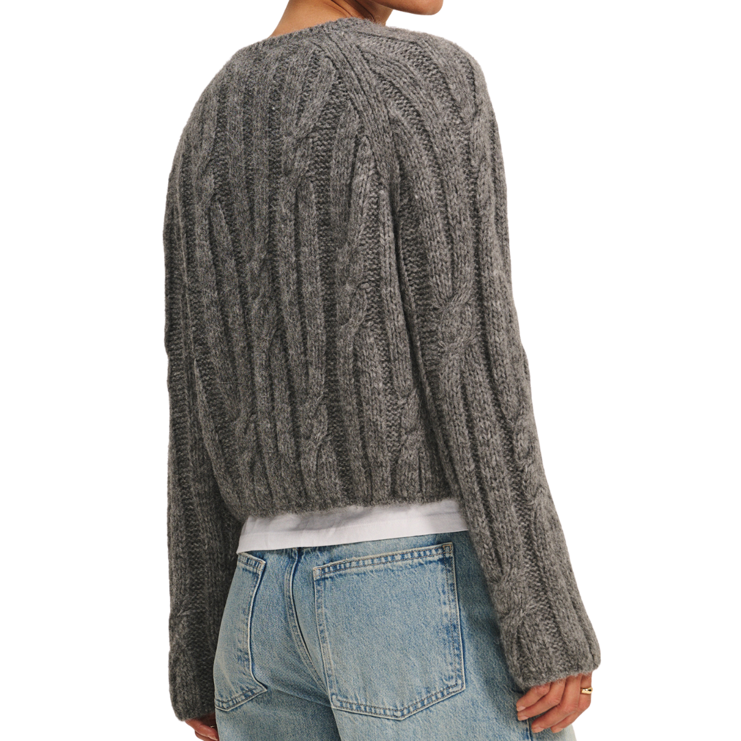 Marina Sweater in Heather Grey